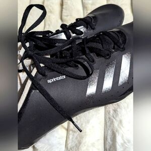 Adidas Black and White Athletic Shoes